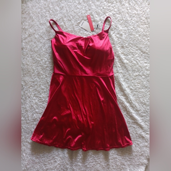 POPILUSH women's dress, flared mini dress with corset, ideal for parties, dates - Picture 16 of 16